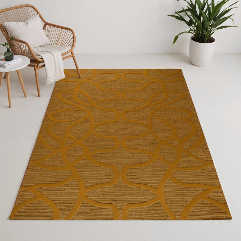 Tapis brun intérieur et extérieur Trellis, Rectangle 9 pi x 12 pi