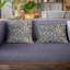 Coussin en velours de fleurs Cachemire-2097531462