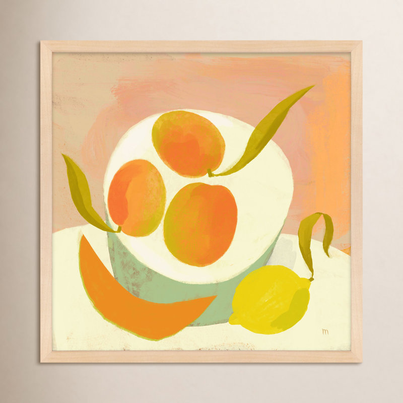 Summer Bounty Painting by StudioM, 30" H x 30" W x 1.25" D, Maple