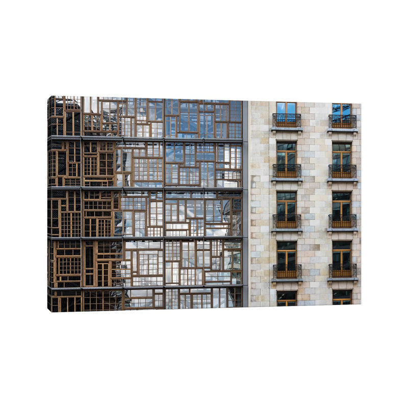 Window Mosaic by Greetje Van Son - Wrapped Canvas Print, 20.32 cm H x 30.48 cm W