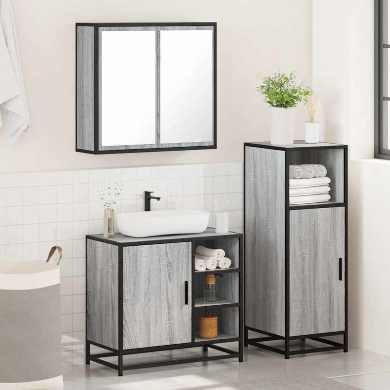 Bathroom Furniture Suite, Grey