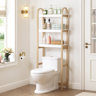 10.2"D X 24"W X 66"H Over The Toilet Storage Shelf