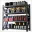 Étagère industrielle 5000LBS, tablettes de garage réglables en métal robuste avec capacité de charge robuste et assemblage facile