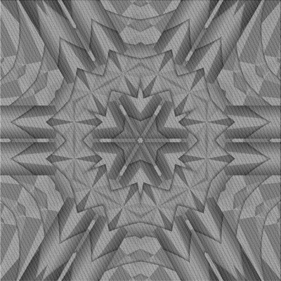 Gris abstrait/Tapis décoratif blanc