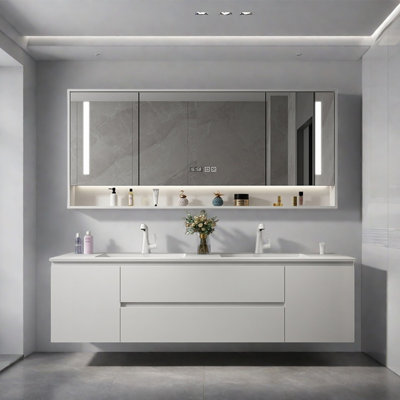 Light luxury fashion bathroom cabinet