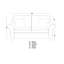 Daddario 2 Seater Scroll Arms Sofa 