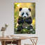 Art mural en verre trempé Panda-325328034