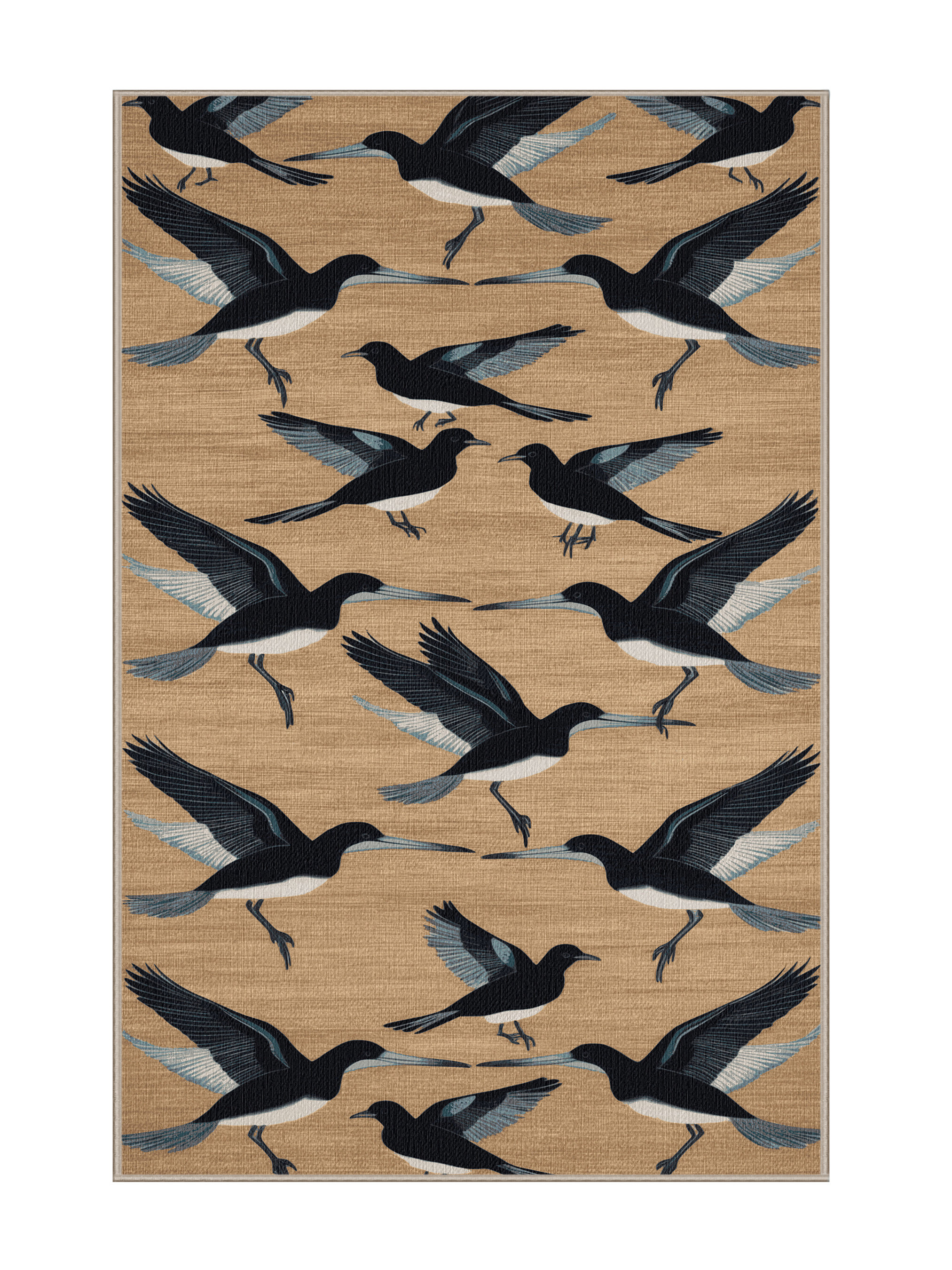 Bayou Breeze Washable Smooth billed Ani Birds Area Rug | Wayfair
