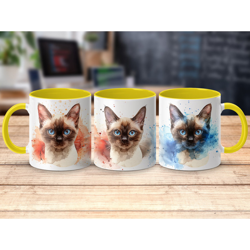 Ceramic Coffee Mug, Yellow