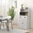 Storage Kitchen Island with Hutch and Cable Hole