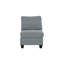 Canapé modulaire en lin gris 6 pièces avec assise en L et 6 sièges pour la vie contemporaine