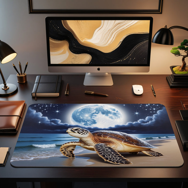 Polyester Desk Pad, 31.5x15.5