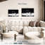 Impression sur toile Dallas Skyline BW-1054033242