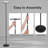 Johntay 69'' LED Dimmable Torchiere Corner Floor Lamp with Remote-1493209519
