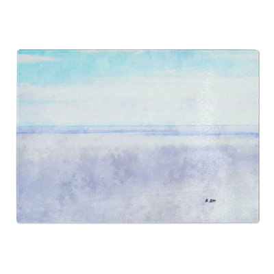 Tempered Glass Desert Driving Chopping Board