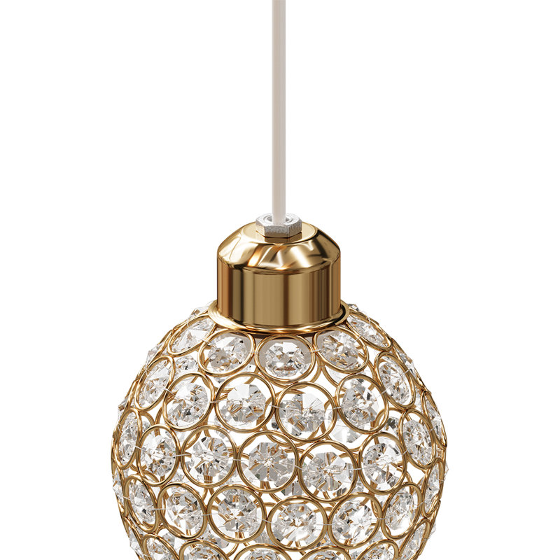 1 - Light Natural Dome Pendant