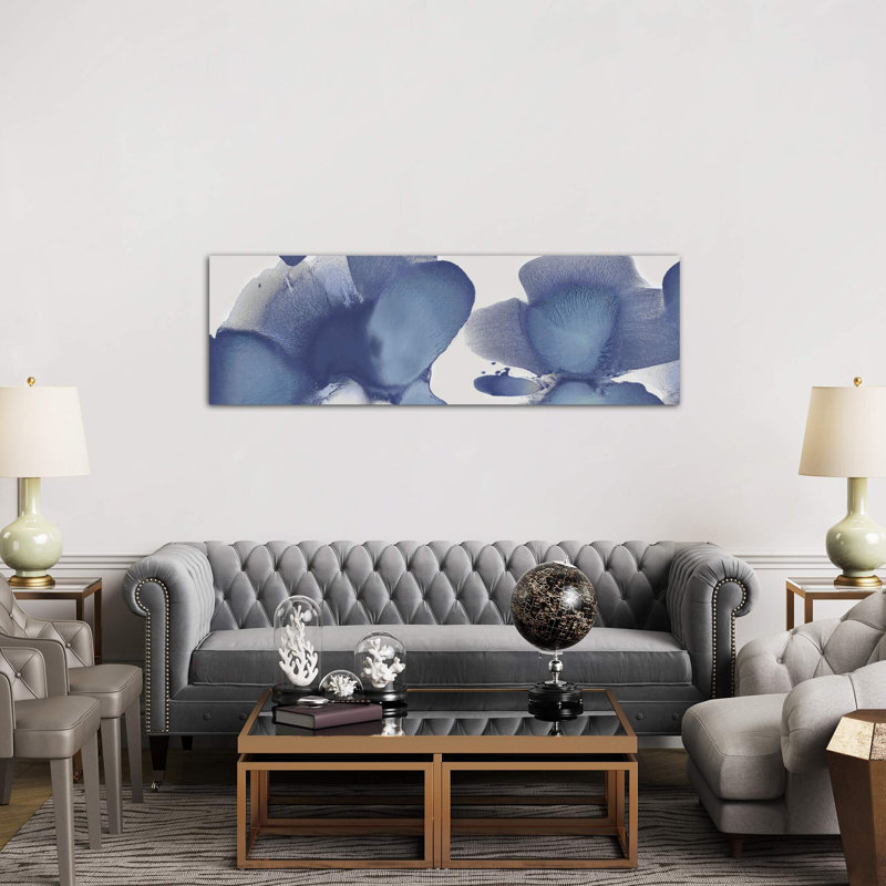 Animate Indigo I by Hannah Carlson - Wrapped Canvas Panoramic Print, 121.92 cm H x 40.64 cm W x 1.91 cm D