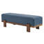 Banc rembourré en bois d'hévéa Modern-124244998