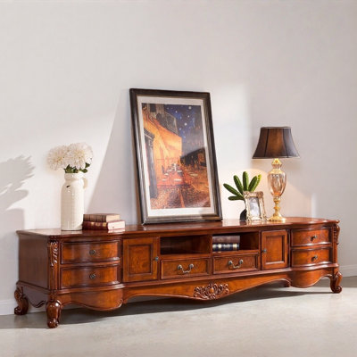 Simple Brown TV Cabinet