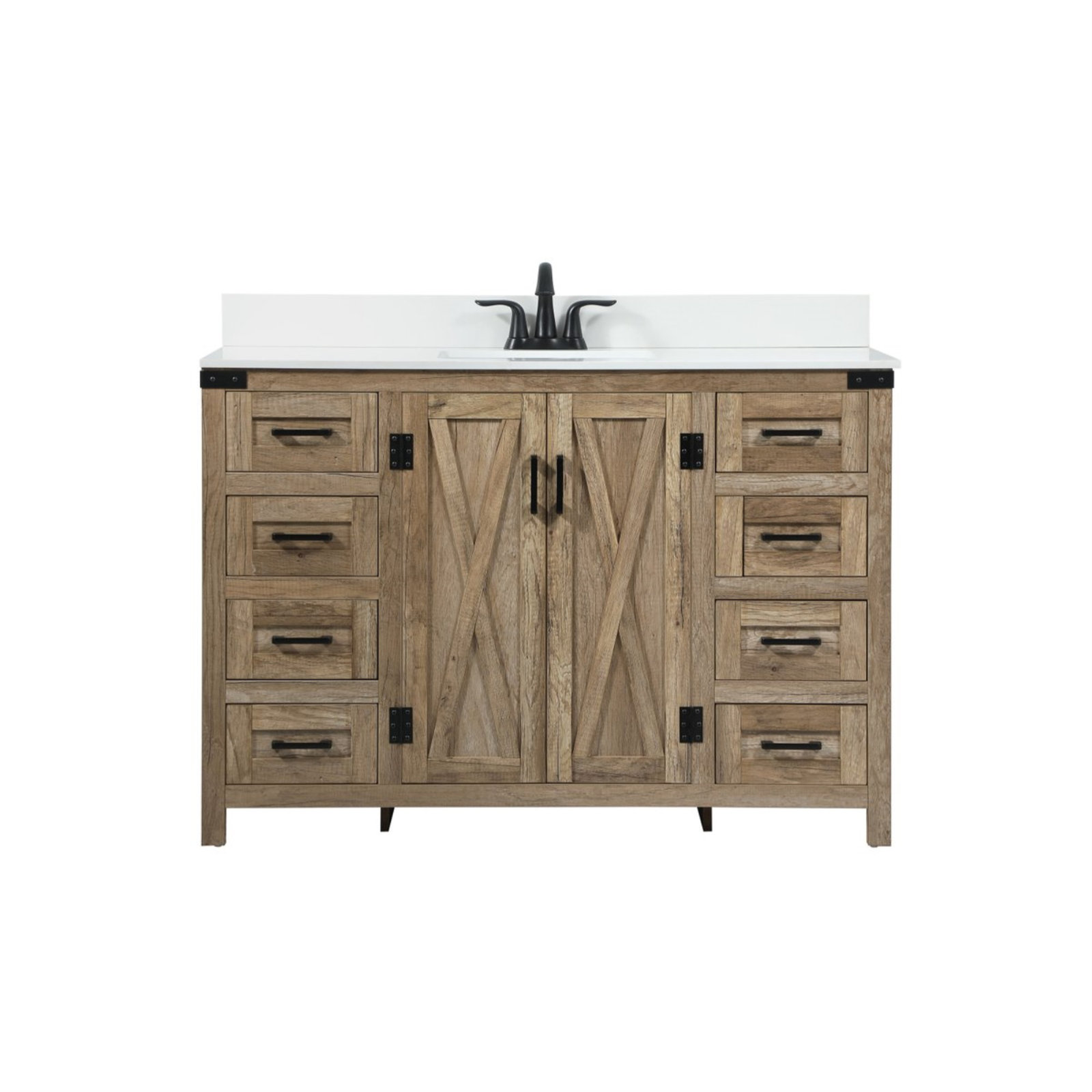 Slayton 48'' Single Bathroom Vanity, Natural Oak
