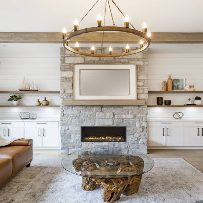 Bluegrass Living Envision Vent Free Linear Natural Gas Fireplace - 48 Inch, Remote Control - Model# BVFIL48NRT