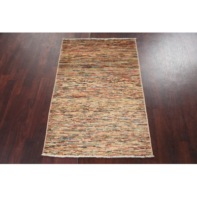 Kinsela One-of-a-Kind 2'8" X 4'1" Wool Area Rug in Beige