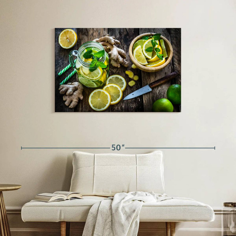 Yarlin Lemon Kitchen, 26" H x 39" W