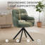 51cm H Fabric Upholstered Metal Upholstered Back Armchair-935620039