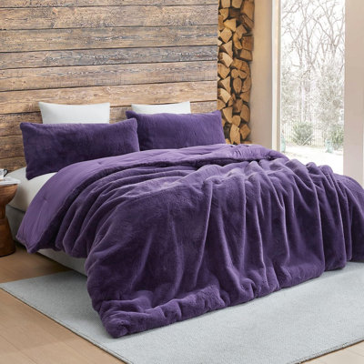 Chunky Bunny Some Like It Cold - Ensemble de housse de couette surdimensionné Coma Inducteur - Mauve foncé