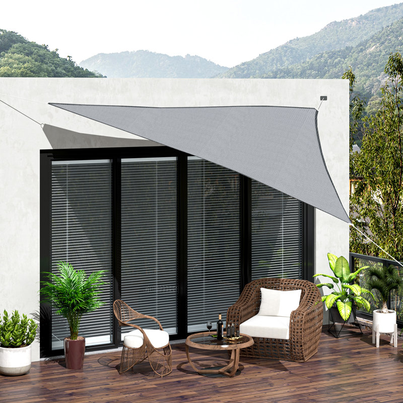 Toile d'ombrage triangulaire 9'10 "UV Protector