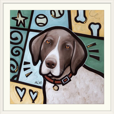 «German Shorthaired Pointer Pop Art» par Dunadry, impression