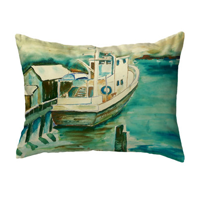 Outdoor Reversible Throw Pillow