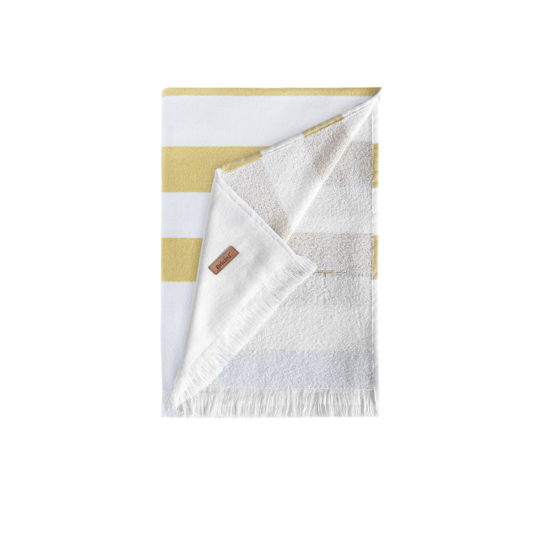 Costa Nova Beach Towel, Mustard, Medium