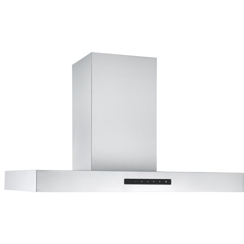 Ancona Moderna 36" Wall Mount Rectangular Range Hood with Night Light Feature in Stainless Steel