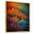 Toile avec cadre flottant or