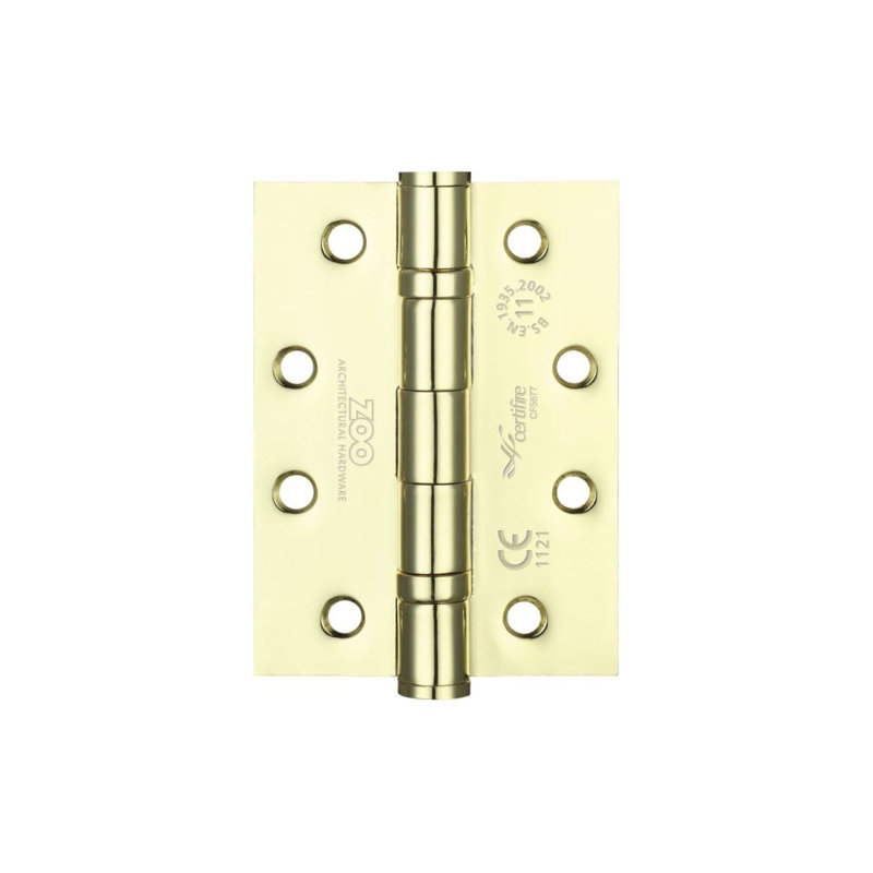 10.2cm H x 7.6cm W Butt Bearin Single Door Hinge