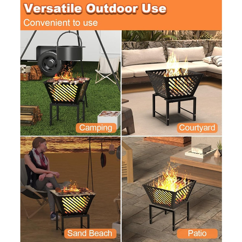 17-inch Portable Outdoor Fire Pit