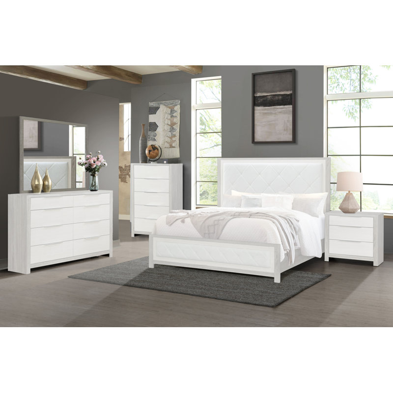 Miroir Shaunda, Beige