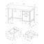 Bureau d'ordinateur, bureau personnel, ordinateur portable, installation à gauche, à droite, tiroirs de rangement, l 48 po, travail, stratifié, métal, contemporain, moderne-1990022514