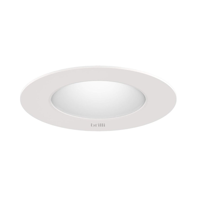 Luminaire encastré encastré à DEL encastré sans fil à DEL 4 po Brilli, H 4,70 po x l 4,70 po x P 4,70 po