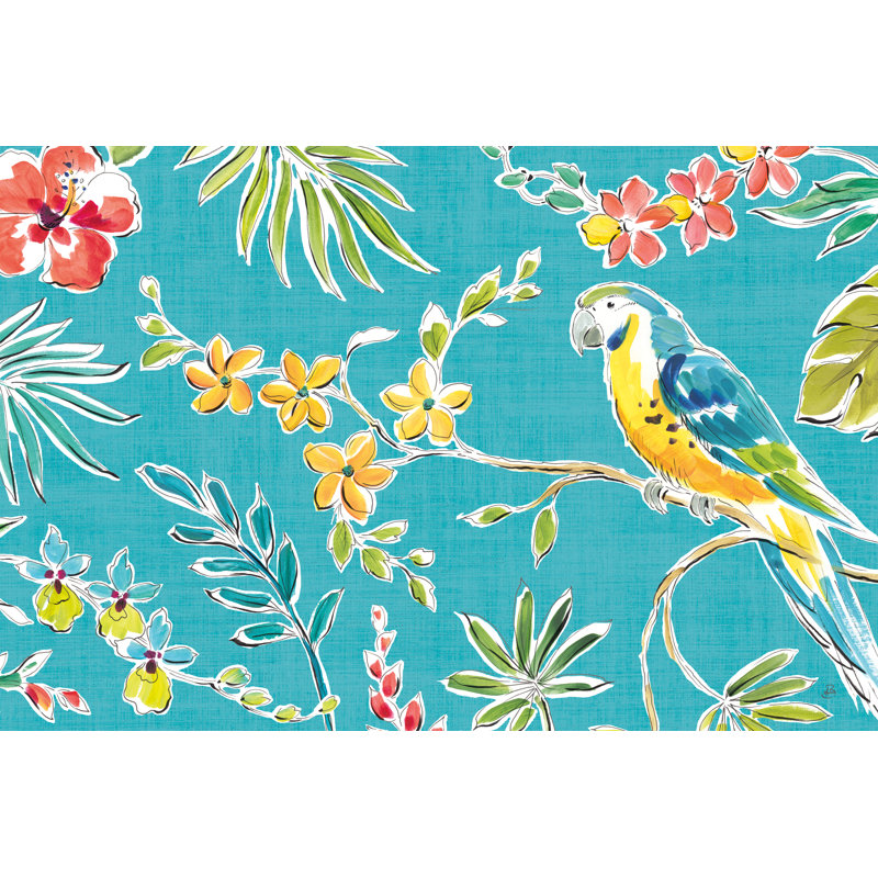 Tropical Oasis II - Wrapped Canvas Painting, 20cm H x 30cm W x 3.8cm D