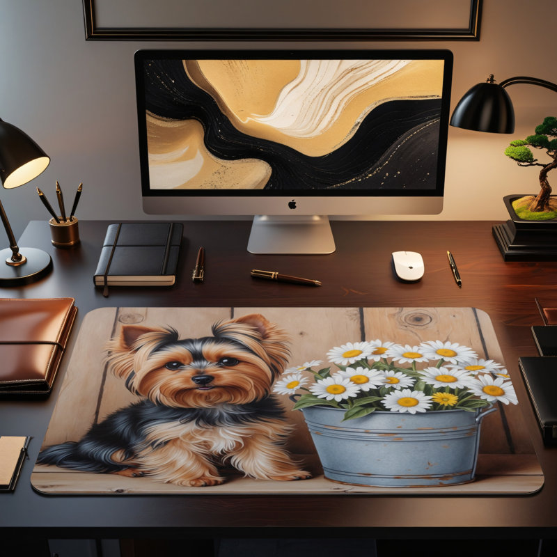 Polyester Desk Pad, 23.6x13.8
