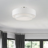 Areial 3-Light 18" Semi Flush Mount