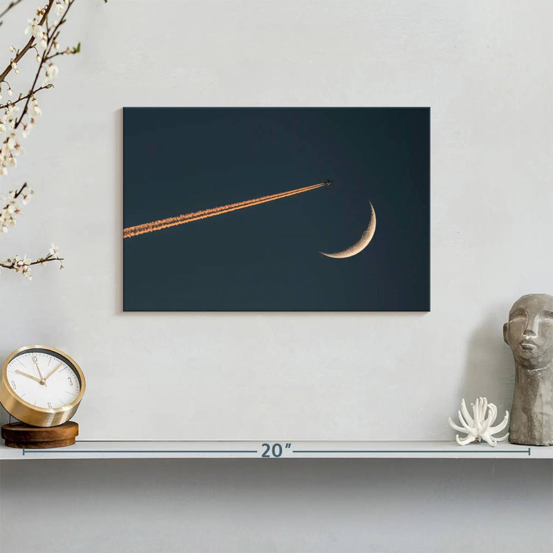 Oberle Nighttime Plane Flight, 8" H x 12" W