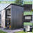 7 ft. 6 in. W x 3 ft. 8 in. D Metal Lean-To Storage Shed