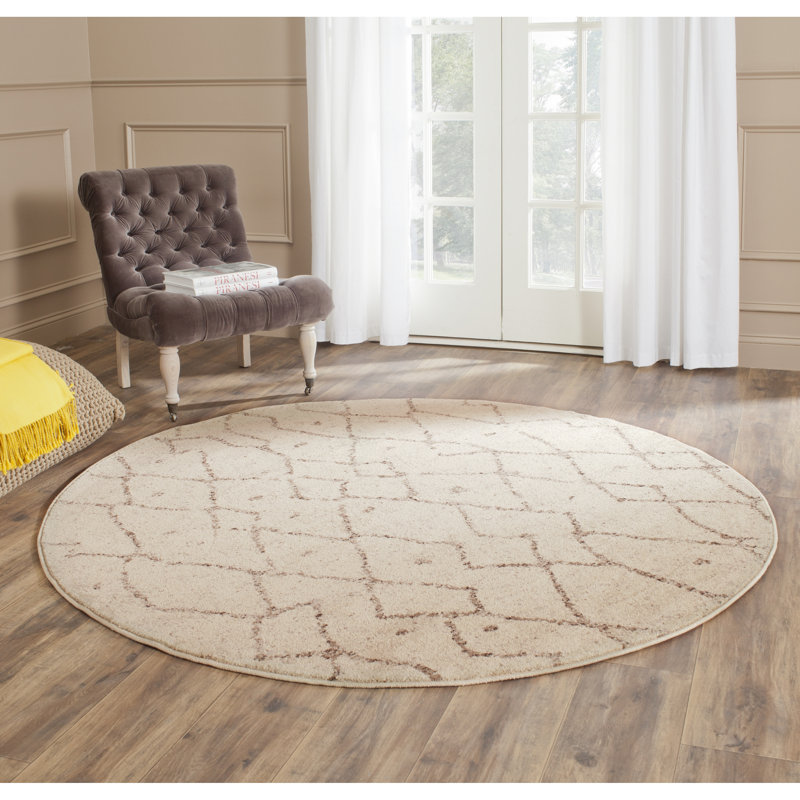 Bennett Performance Geometric Rug, Round 6'