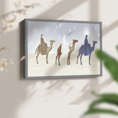Chirstmas Art-XXXIV -Framed Print - Restickable