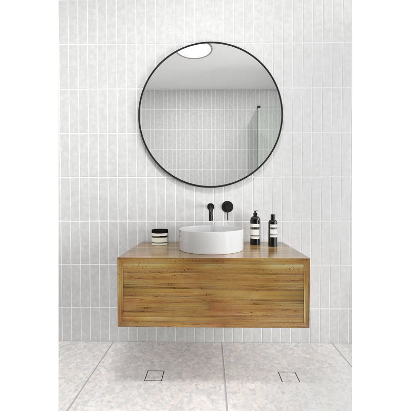 Modern & Contemporary Bathroom/Vanity Mirror, Black
