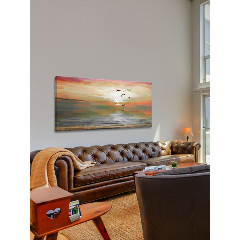 Reproduction d’art sur toile tendue « kettering », H 30 po x l 60 po x P 1,5 po