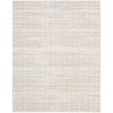 Geometric Machine Made Power Loomed Polyester Area Rug in Cream